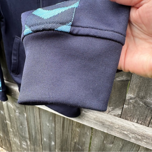 HUMMEL Classic Bee Zip Track Jacket Navy Blue Logo Soccer Futbol Men's Small - Picture 6 of 11